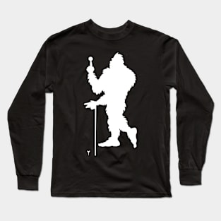 BIgfoot Playing Golff Player Long Sleeve T-Shirt